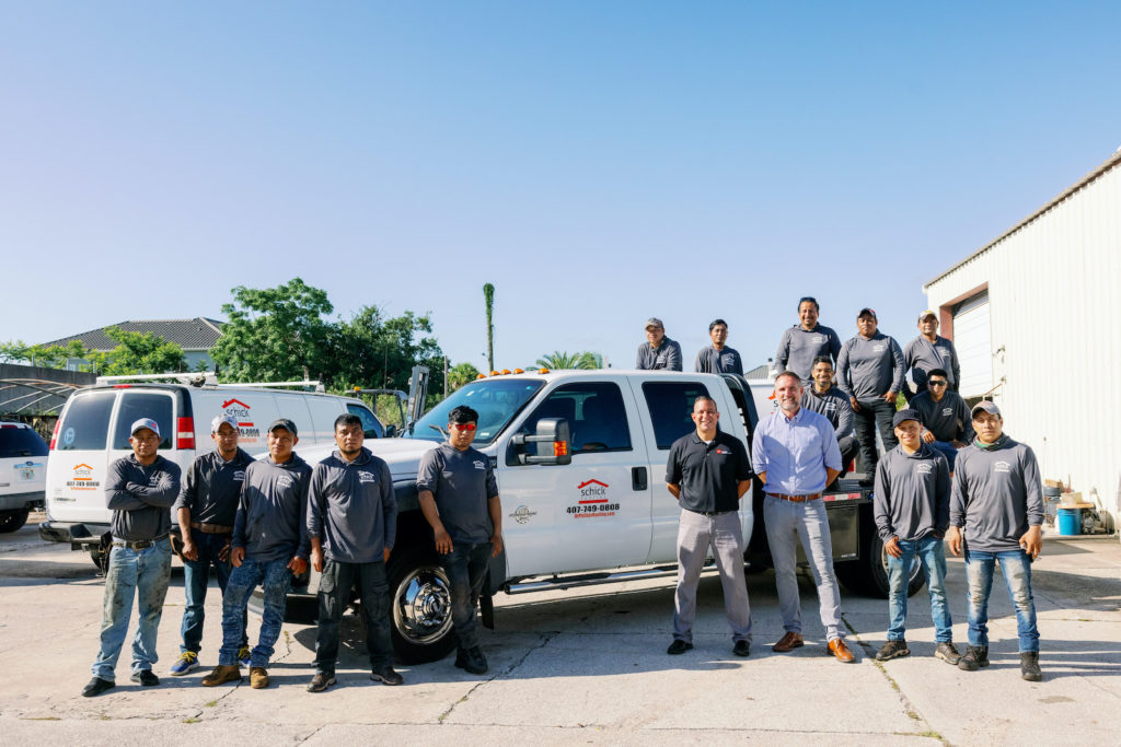 The Schick Roofing Team